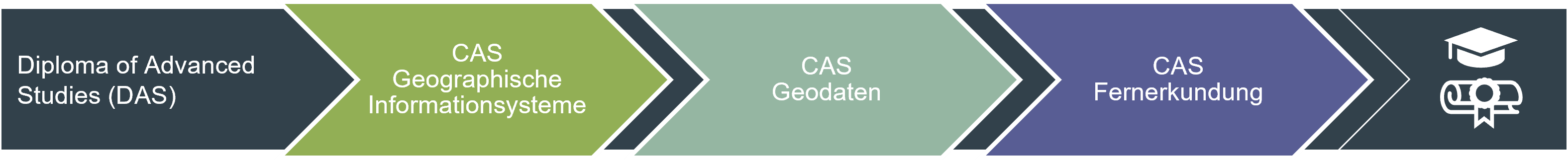 Der Weg zum Diploma of Advanced Studies (DAS) Geodatenmanager/-in